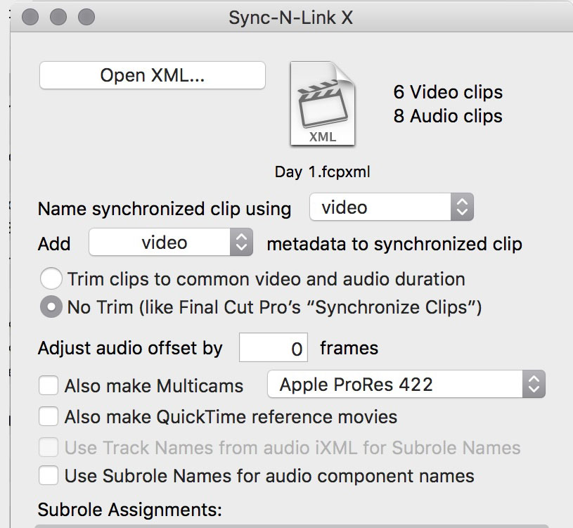 Sync-N-Link X Interface cropped